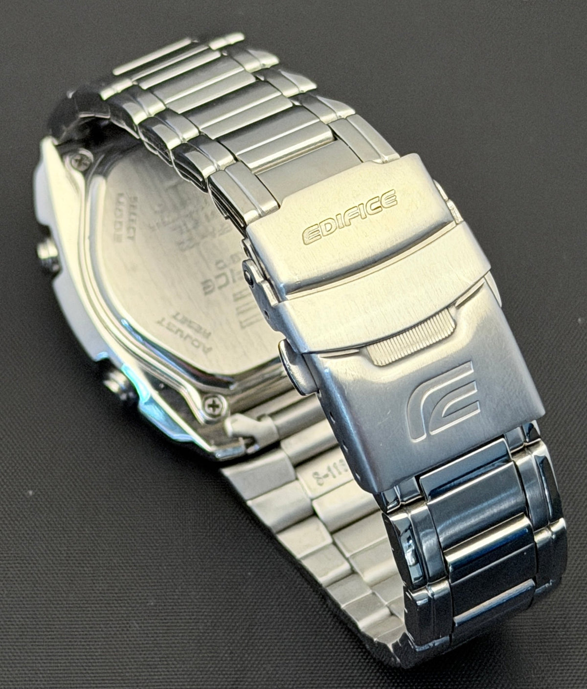 Casio Edifice EFA-122 ana-digi sports watch "Active Dial" from 2007 - VINDIGI