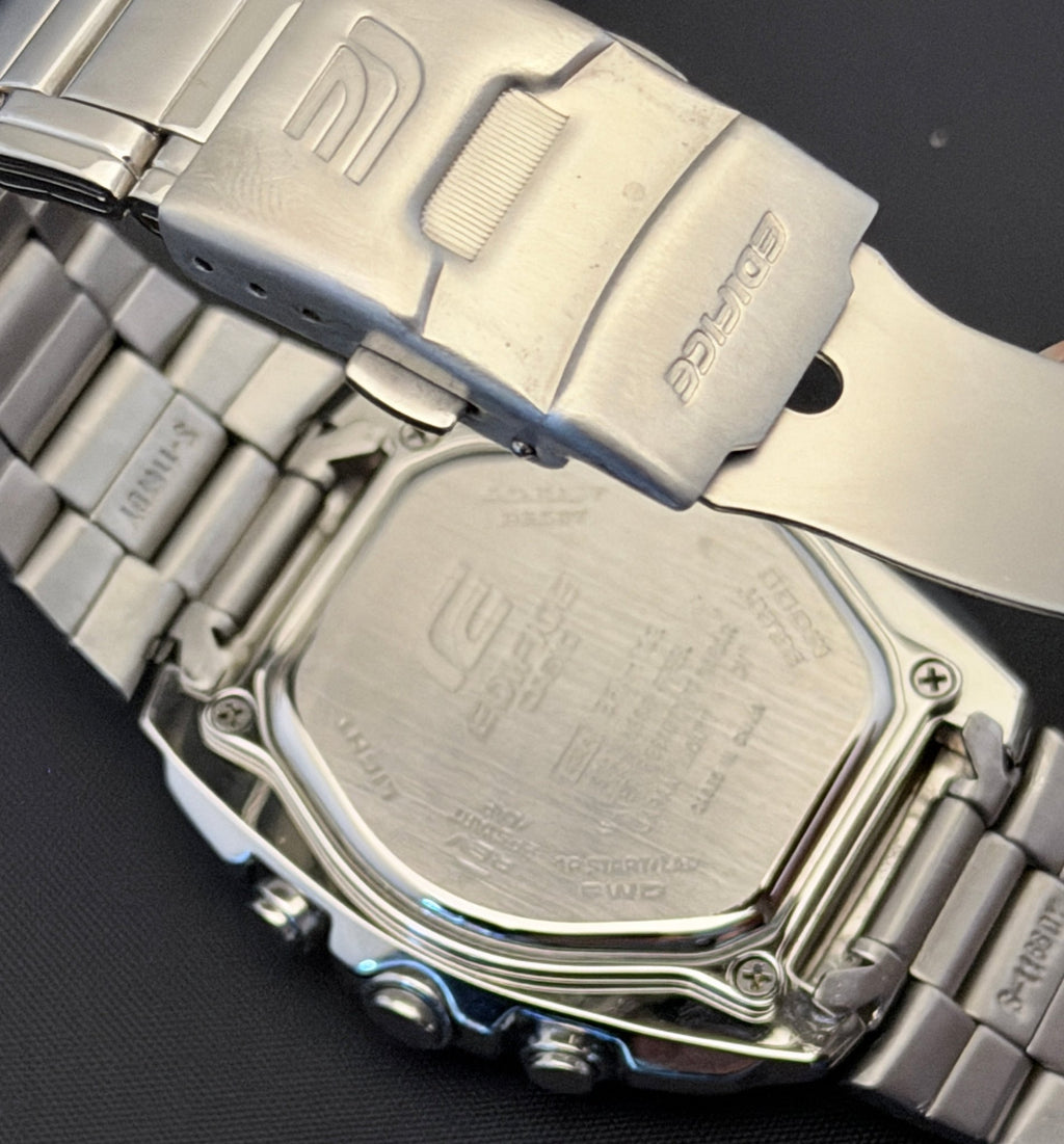 Casio Edifice EFA-122 ana-digi sports watch "Active Dial" from 2007 - VINDIGI