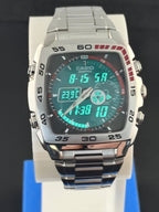 Casio Edifice EFA-122 ana-digi sports watch "Active Dial" from 2007 - VINDIGI