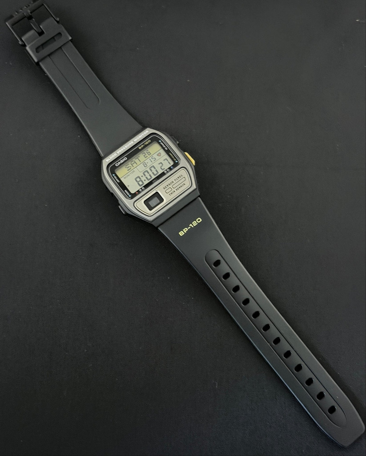 Casio BP-120 blood pressure and heart rate watch Japan 1993 - VINDIGI