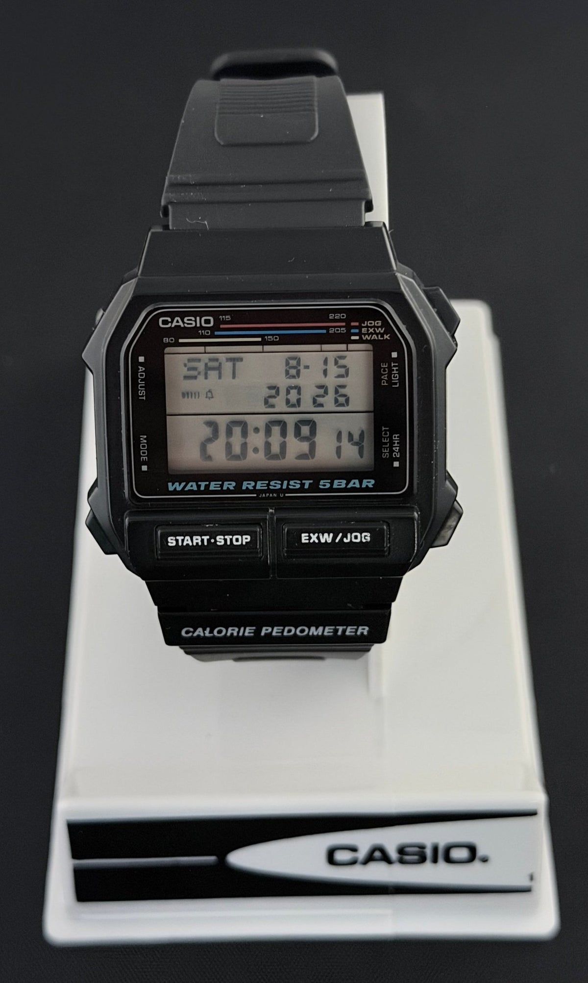 Casio EXW-50 sought-after fitness watch Japan 1986 - VINDIGI