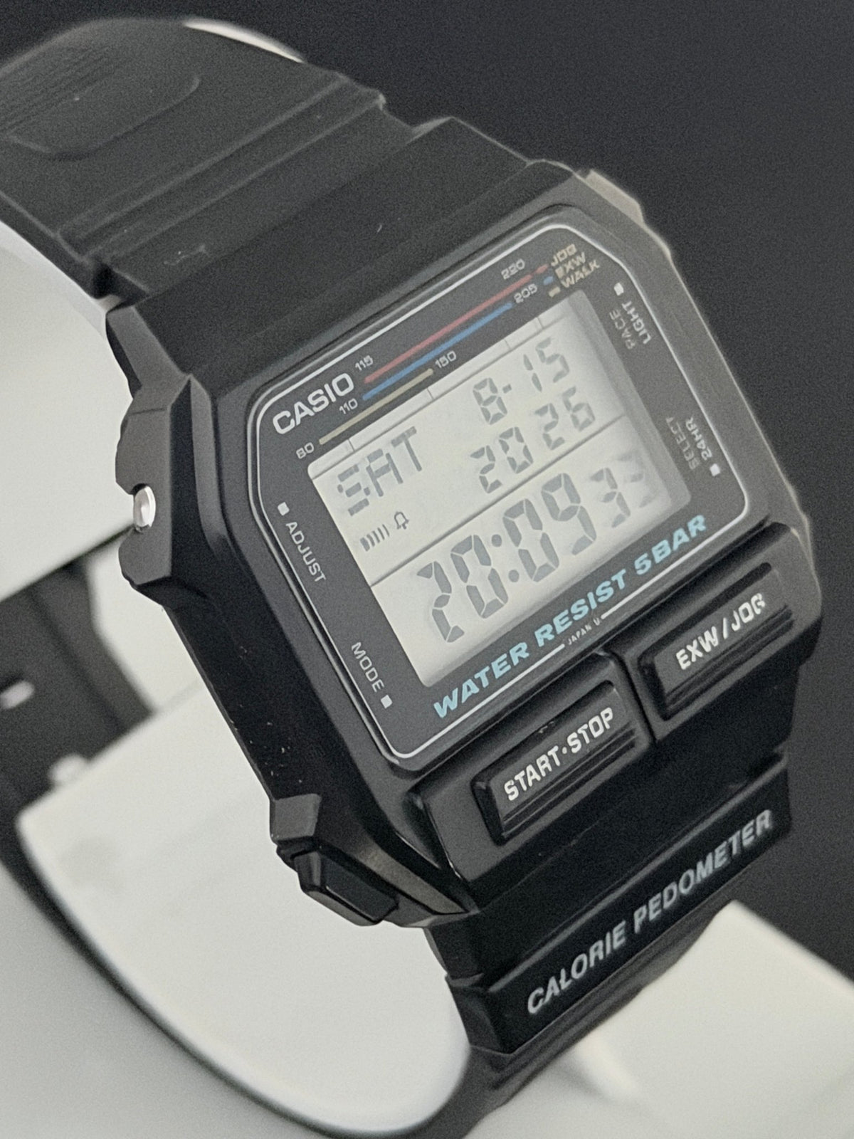 Casio EXW-50 sought-after fitness watch Japan 1986 - VINDIGI