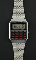 Casio CA-505 rare red button calculator watch from 1984 - VINDIGI
