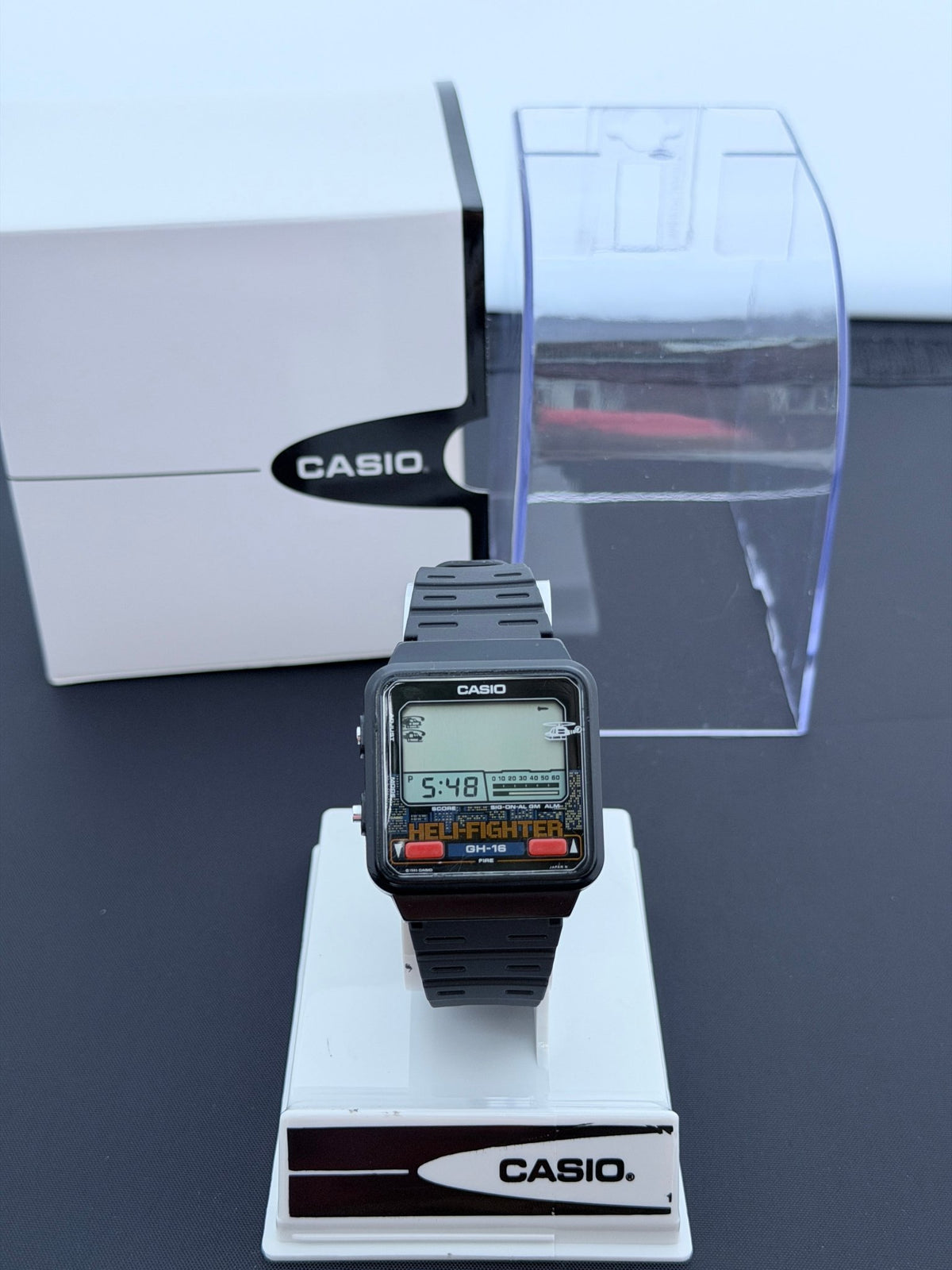 Casio GH-16 "Heli-Fighter" game watch Japan 1985 - VINDIGI