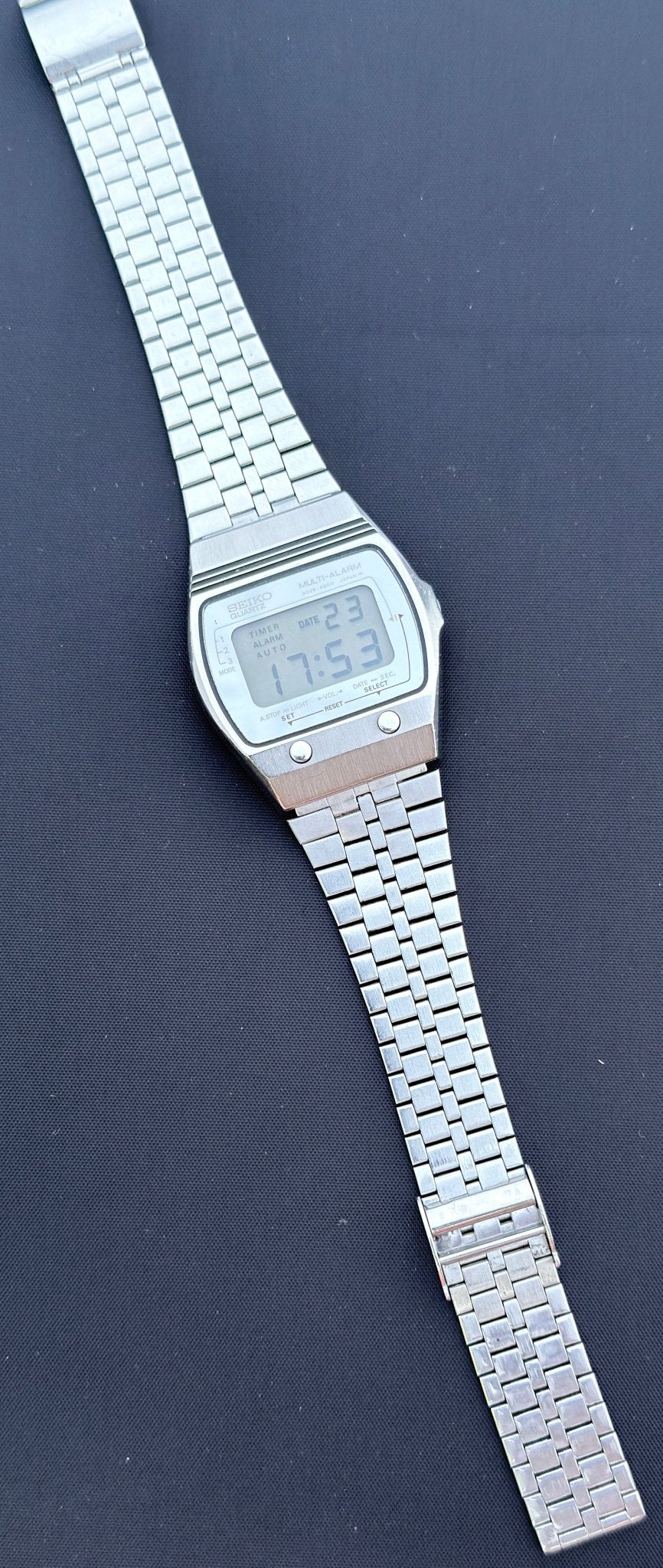 Seiko A029-4000 "Mirror" super rare watch 1980 Japan - VINDIGI