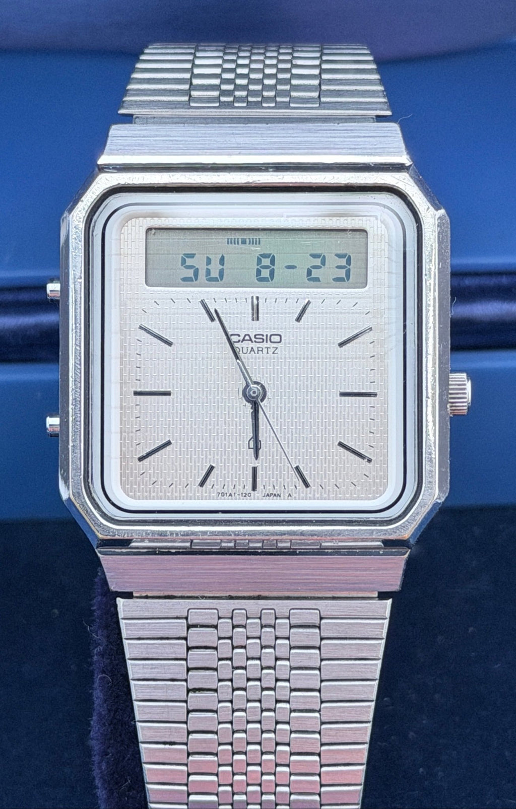 Casio AT-550 "Janus" legendary touchscreen calculator watch Japan 1984 - VINDIGI