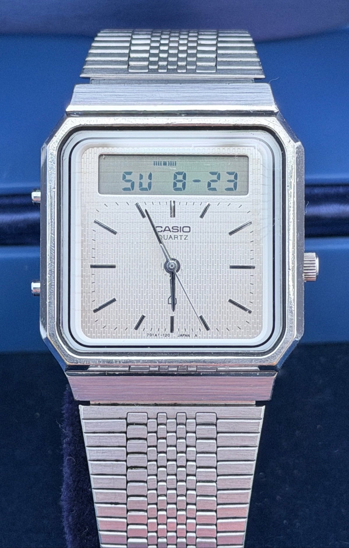 Casio AT-550 "Janus" legendary touchscreen calculator watch Japan 1984 - VINDIGI