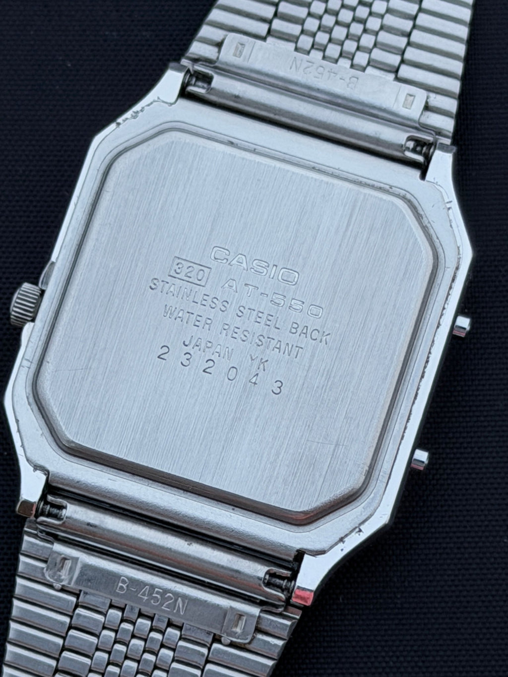 Casio AT-550 "Janus" legendary touchscreen calculator watch Japan 1984 - VINDIGI