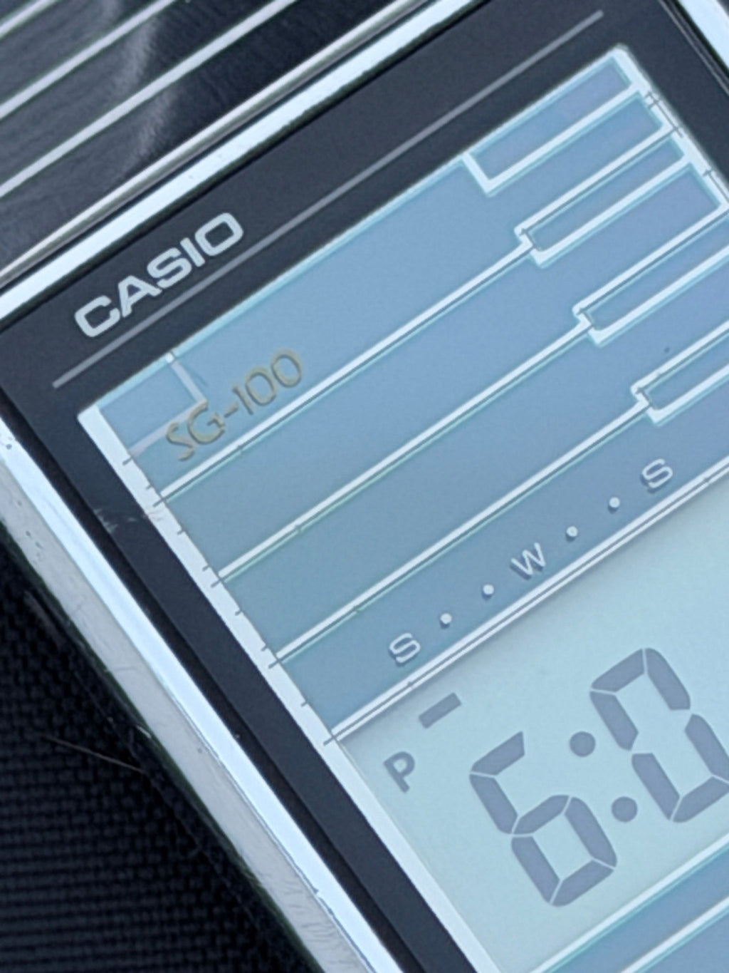 Casio SG-100 Solar Watch Japan 1985 ULTRA RARE COLLECTORS PIECE - VINDIGI