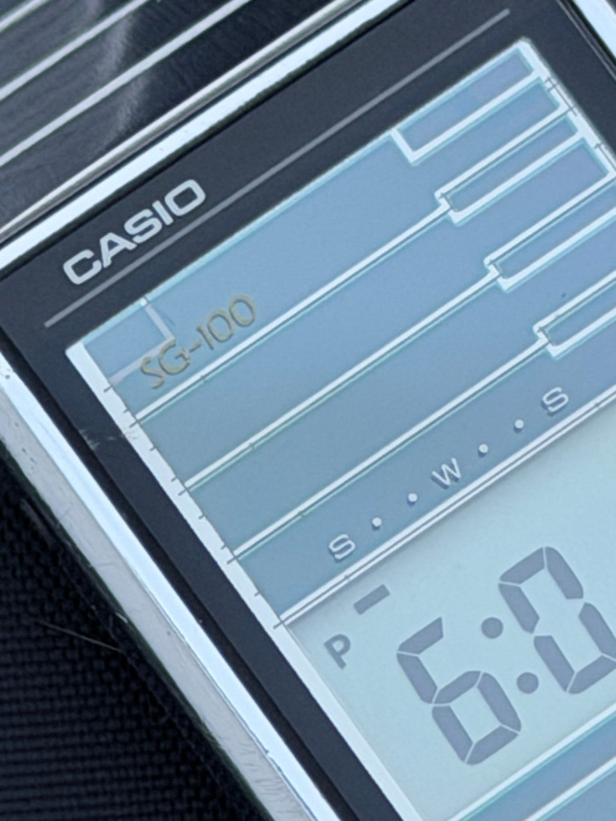 Casio SG-100 Solar Watch Japan 1985 ULTRA RARE COLLECTORS PIECE - VINDIGI