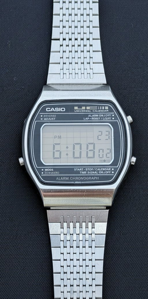 Casio 79CS-51 Casiotron Universal Calendar Watch Japan 1980 - VINDIGI