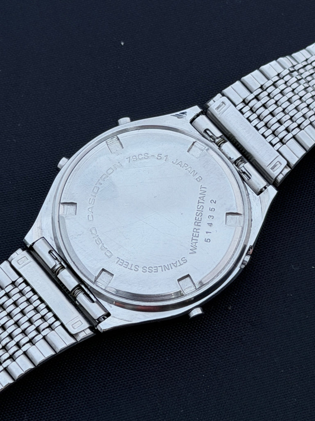 Casio 79CS-51 Casiotron Universal Calendar Watch Japan 1980 - VINDIGI
