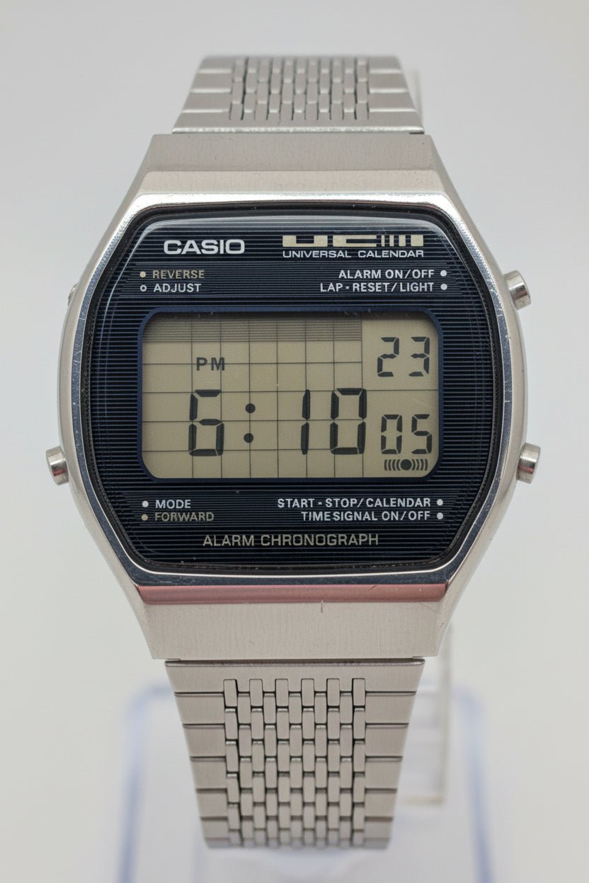Casio 79CS-51 Casiotron Universal Calendar Watch Japan 1980 - VINDIGI