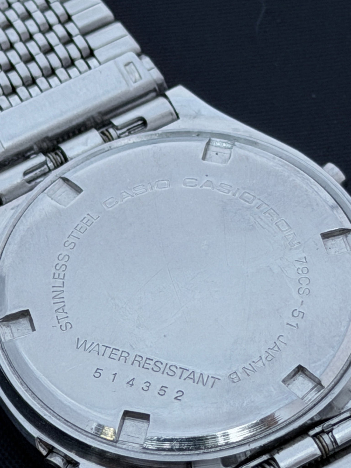 Casio 79CS-51 Casiotron Universal Calendar Watch Japan 1980 - VINDIGI
