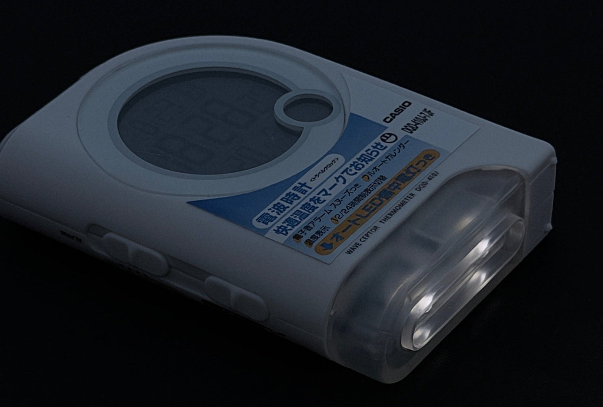 Casio DQD-410J-7JF travel alarm clock flashlight Japanese import - VINDIGI