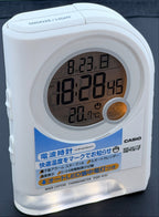 Casio DQD-410J-7JF travel alarm clock flashlight Japanese import - VINDIGI