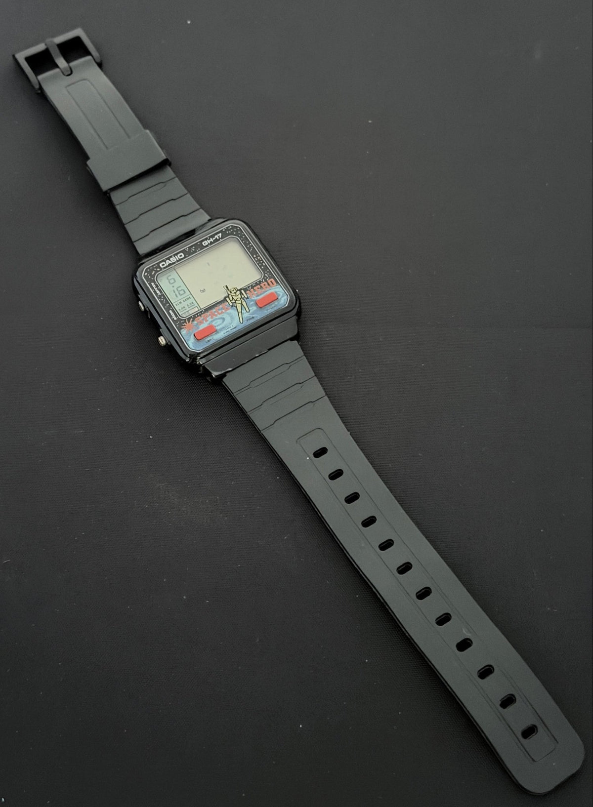 Casio GH-17 very rare game watch "Space Hero" Japan 1985 - VINDIGI