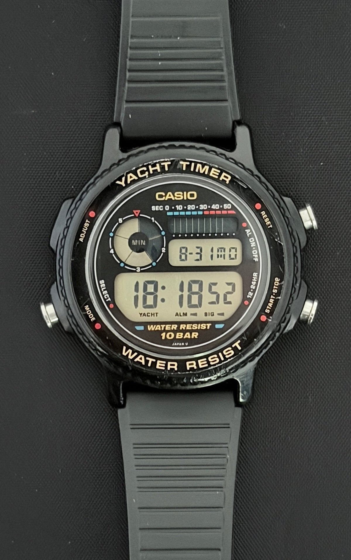 Casio TRW-31 Yacht Timer watch Japan 1990 - VINDIGI
