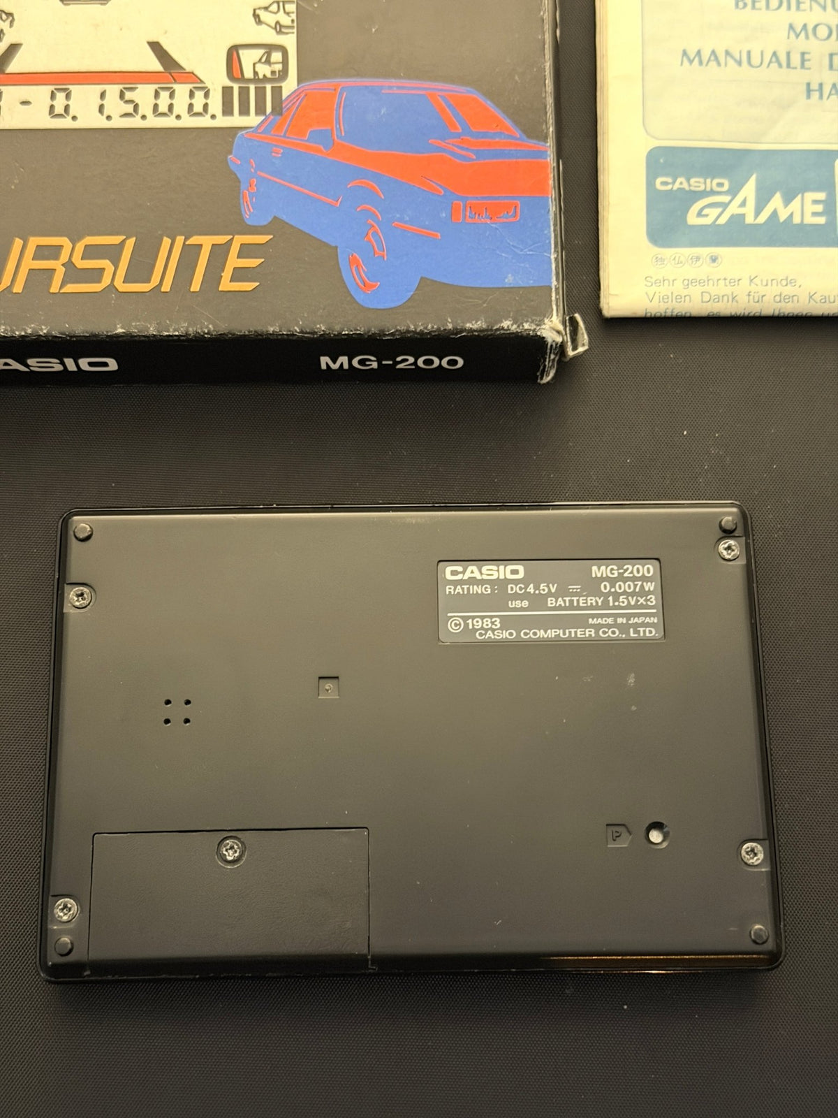 Casio MG-200 Turbo Drive super rare game calculator Japan 1983 - VINDIGI