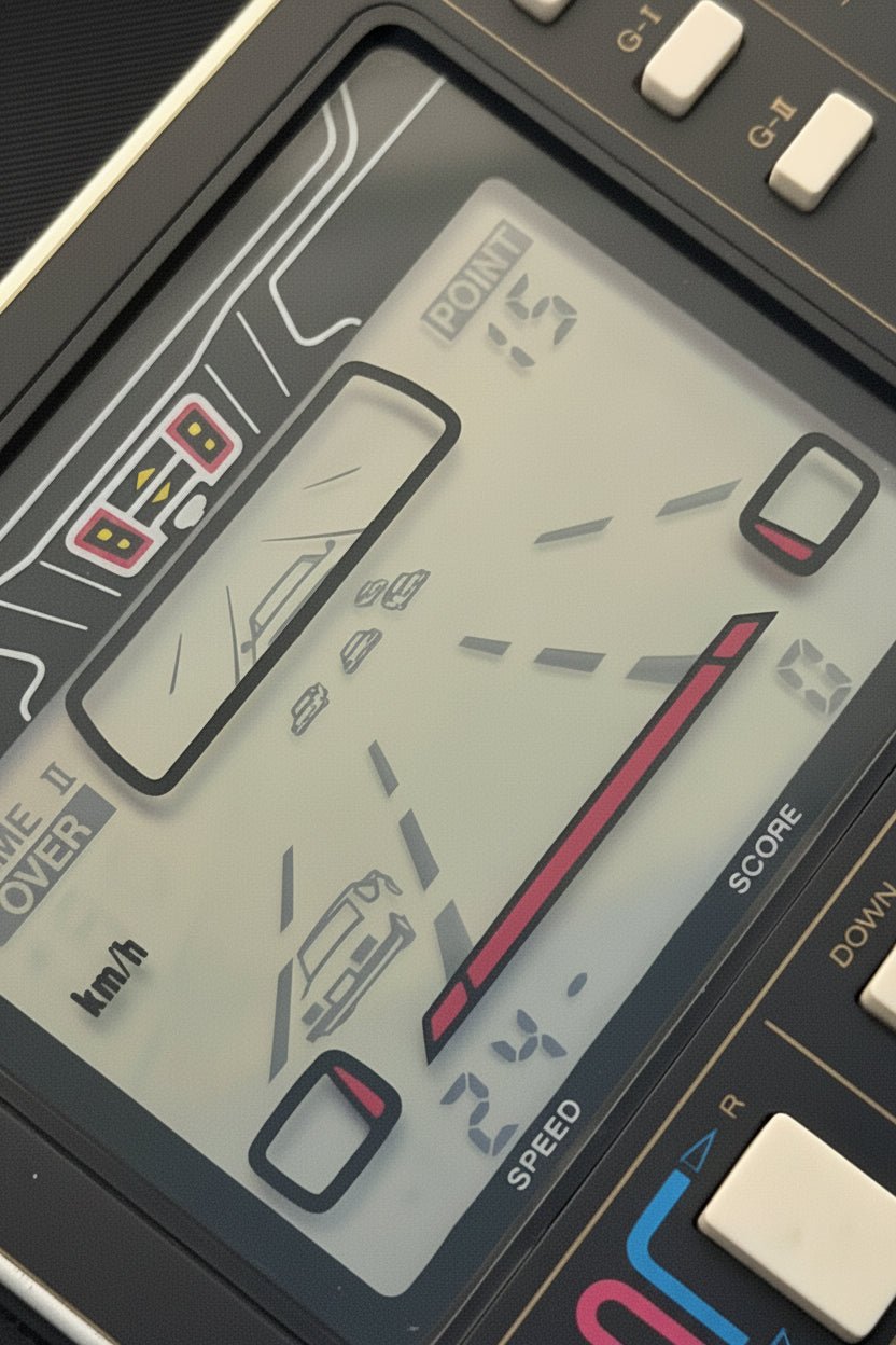 Casio MG-200 Turbo Drive super rare game calculator Japan 1983 - VINDIGI
