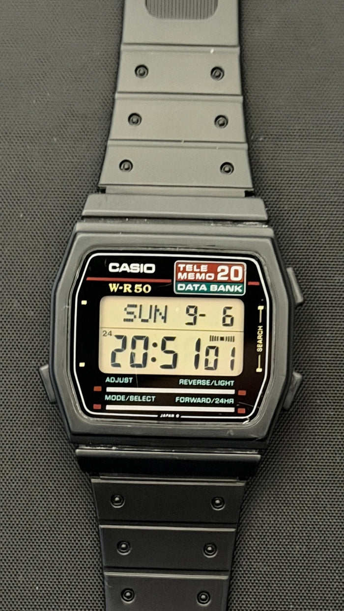 Casio DB-20W Databank "Telememo 20" incredibly rare Japan 1984
