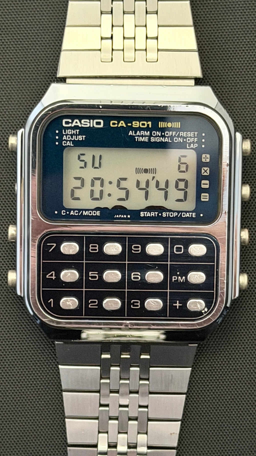Casio CA-901 rare calculator game watch Japan 1982 - VINDIGI