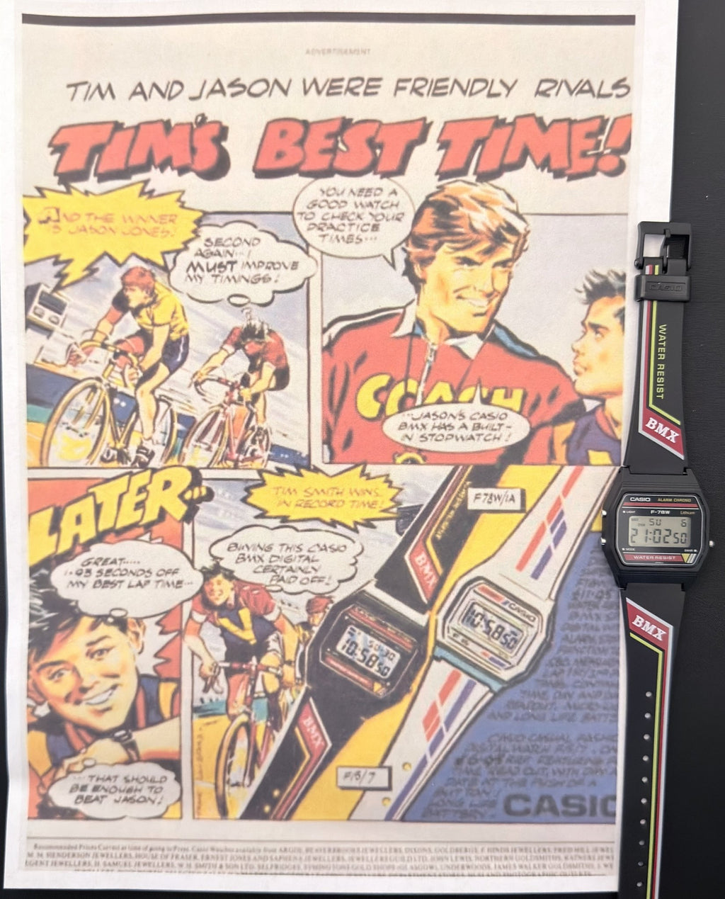 Casio F-78W is a highly elusive BMX watch Japan 1980 - VINDIGI
