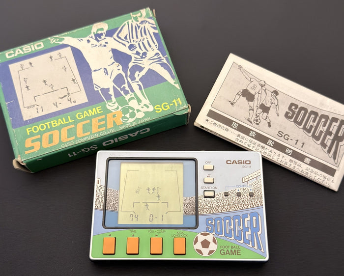 Casio SG-11 Soccer Football handheld LCD game Japan 1983