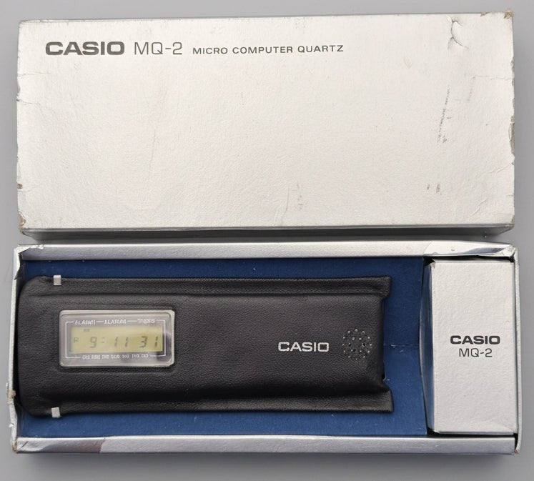 Casio MQ-2 iconic micro-calculator clock Japan 1978 - VINDIGI