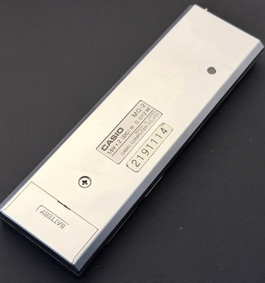 Casio MQ-2 iconic micro-calculator clock Japan 1978 - VINDIGI