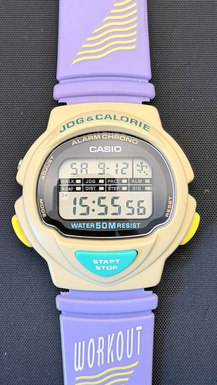 Casio LJC-10 "Jog & Calorie" sports watch Japan 1992