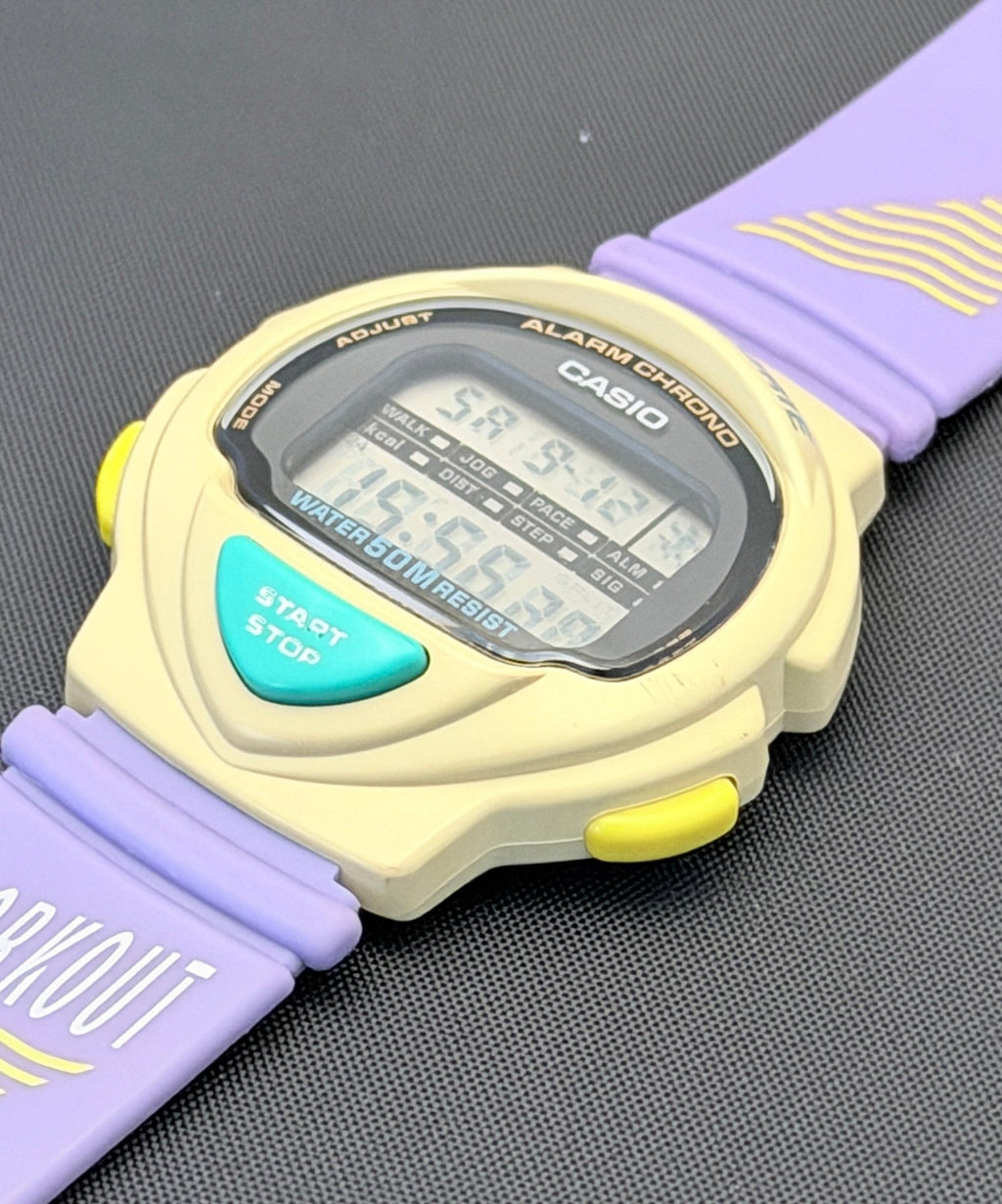 Casio LJC-10 "Jog & Calorie" sports watch Japan 1992 - VINDIGI