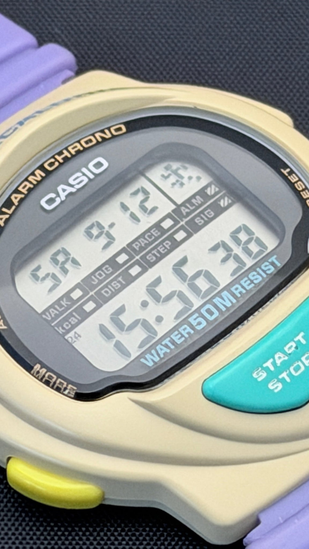 Casio LJC-10 "Jog & Calorie" sports watch Japan 1992 - VINDIGI
