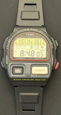 Casio BP-100 blood pressure watch Japan 1991 - VINDIGI