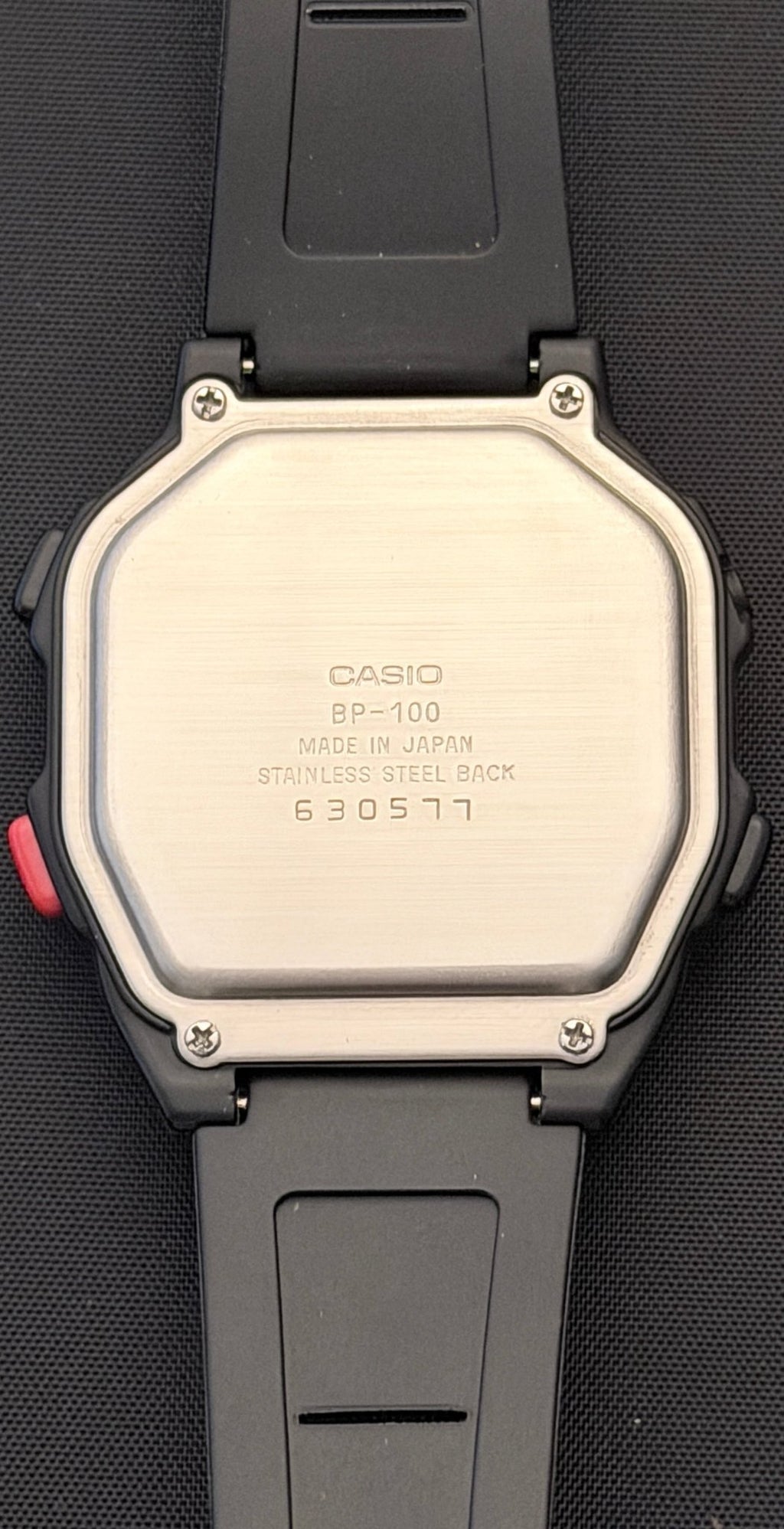 Casio BP-100 blood pressure watch Japan 1991 - VINDIGI