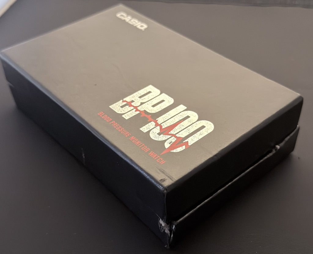 Casio BP-100 blood pressure watch with original box Japan 1991 - VINDIGI