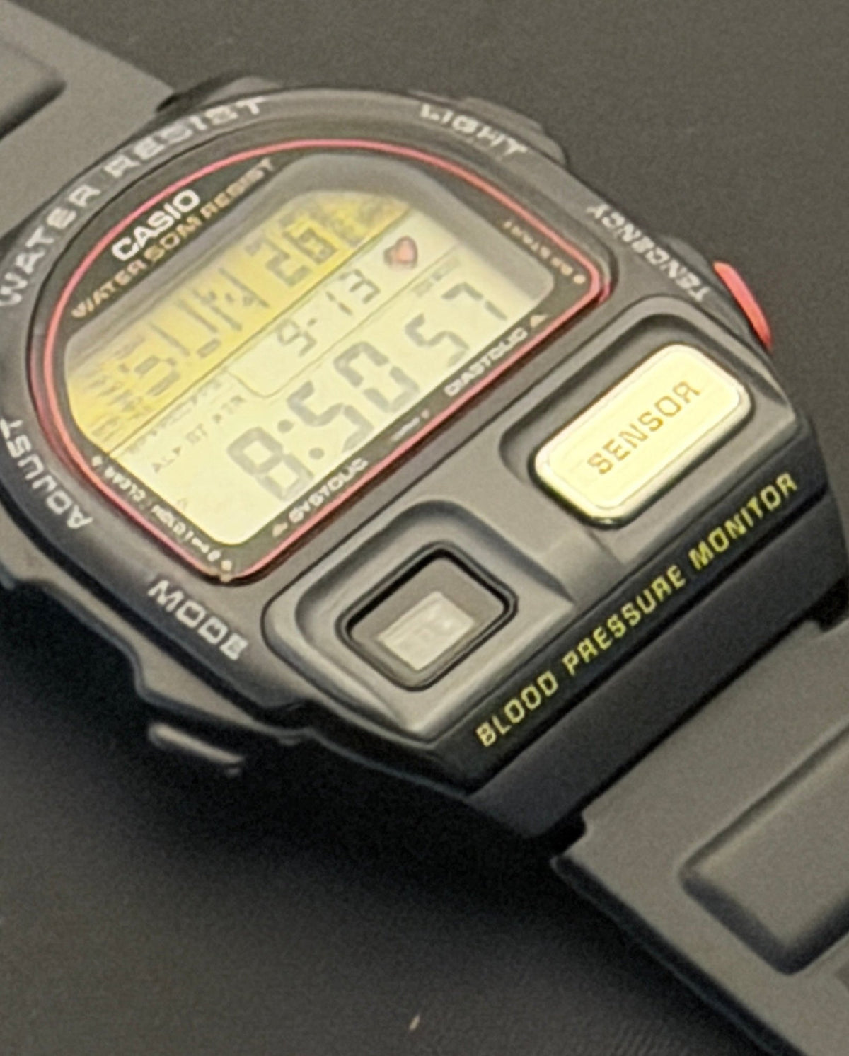 Casio BP-100 blood pressure watch with original box Japan 1991 - VINDIGI
