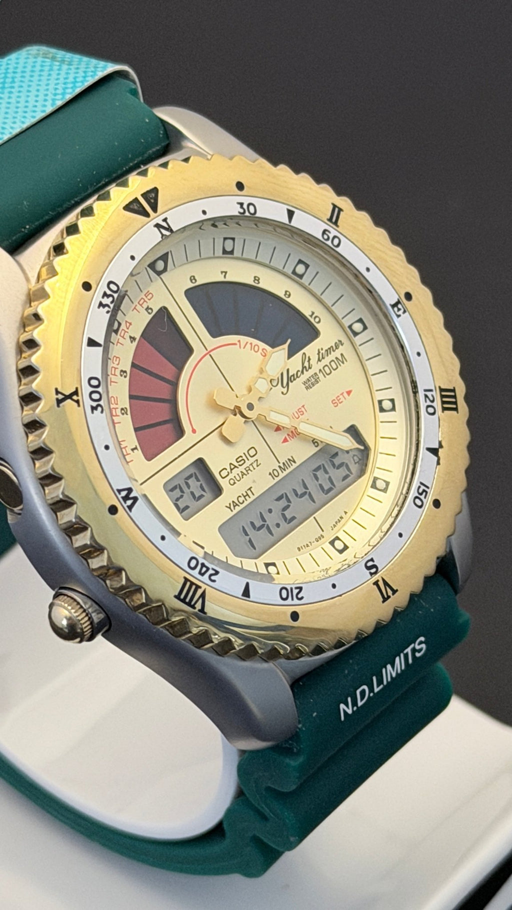 Casio AD-500 rare vintage Yacht Timer watch Japan 1989 - VINDIGI