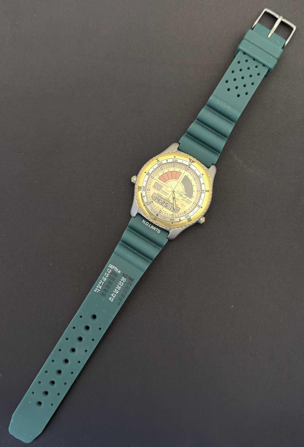 Casio AD-500 rare vintage Yacht Timer watch Japan 1989 - VINDIGI
