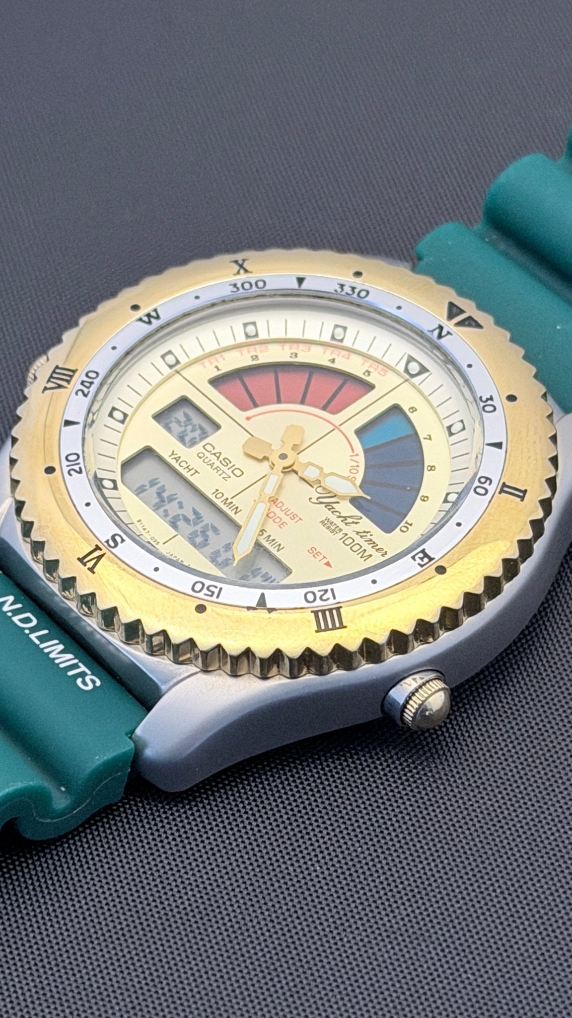 Casio AD-500 rare vintage Yacht Timer watch Japan 1989 - VINDIGI
