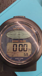 Casio Cosmo Phase CGQ-300 Rare Desk Alarm Clock perfect condition