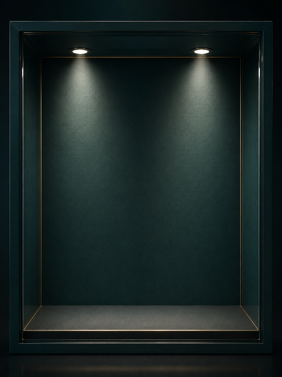 Showcase light background